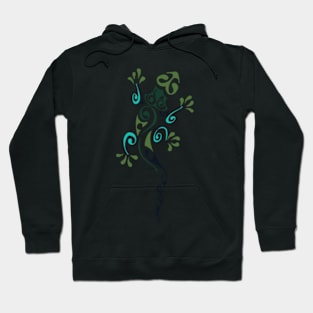 Black-Green Lizard Hoodie